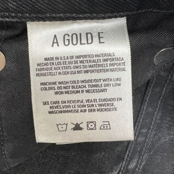 NewâAgolde Men Jeans  USâ31 Back Tapered Slim Fit Denim WashedâCasualâCottonâ - Picture 14 of 14